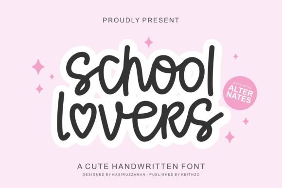 Bring Your Handmade Brand to Life with the School Lovers Font