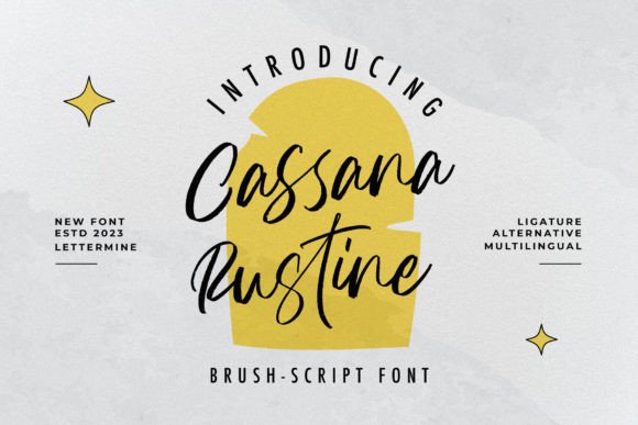 Cassana Rustin Font: Elevating Handmade Labels