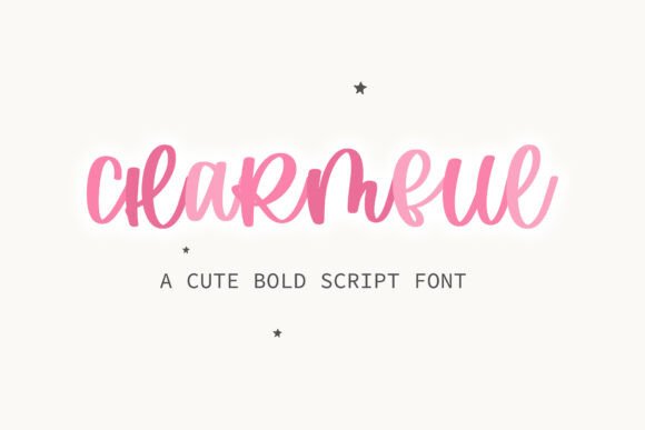 Charmful Font: Authentic Handwritten Style for Campaigns
