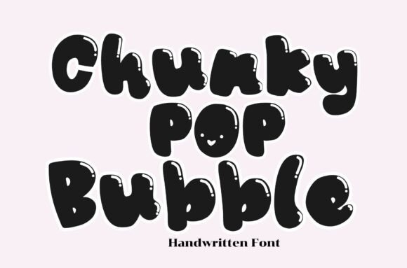 Chunky Pop Bubble Font for Engaging Web Design