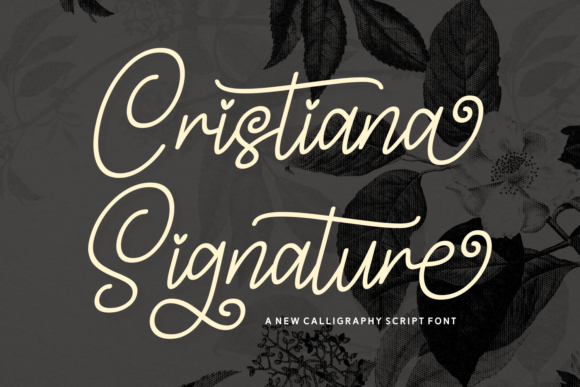 Cristiana Signature Font: A Campaign Design Review