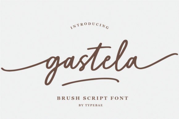 Gastela: A Thoughtful Script Font for Modern Editorial Design