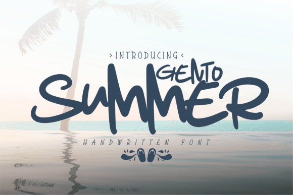 Gento Summer: How a Handwritten Font Can Elevate Your Summer Campaigns