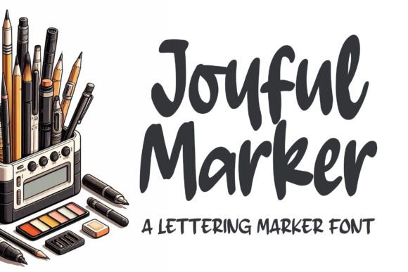 Joyful Marker Font: Elevating Digital Brand Identity