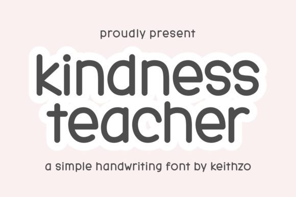 Kindness Teacher Font: Adding Warmth to Editorial Design