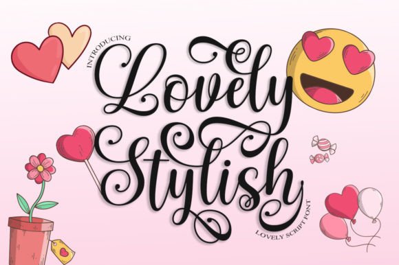 Lovely Stylish: A Romantic Script Font for Elegant Web Design
