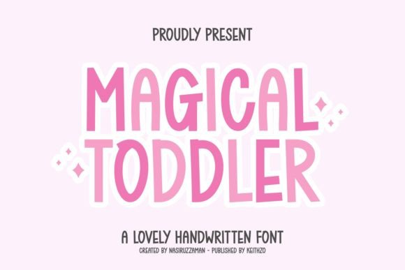 Magical Toddler: A Whimsical Script Font for Playful Editorial Design