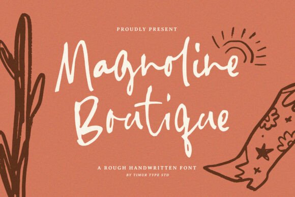 Magnoline Boutique Font: Organic Branding for Small Business