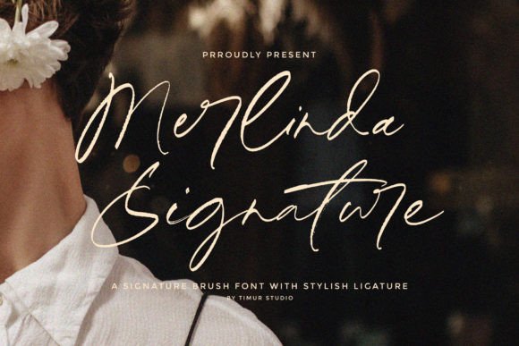 Merlinda Signature: A Luxurious Script Font for Scroll-Stopping Digital Campaigns