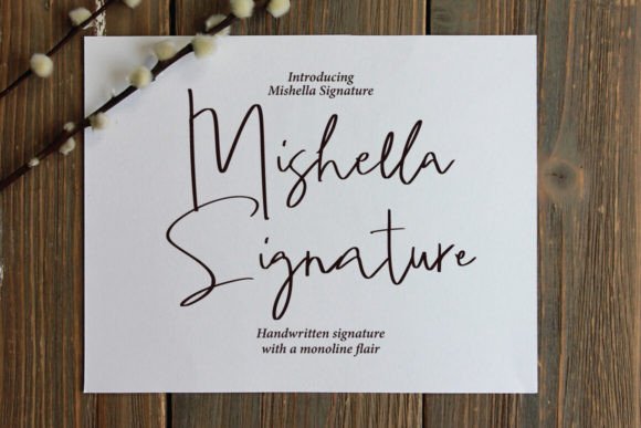 Mishella Signature Font: Elevating Small Business Branding