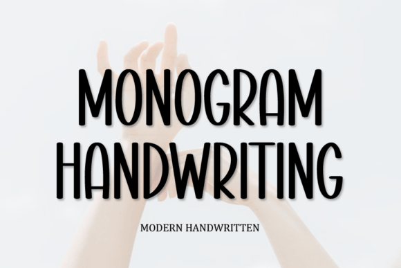 Monogram Handwriting Font for Web Design