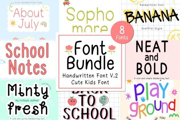 Neat Clean Handwritten Bundle V.2: Fonts for Business Branding