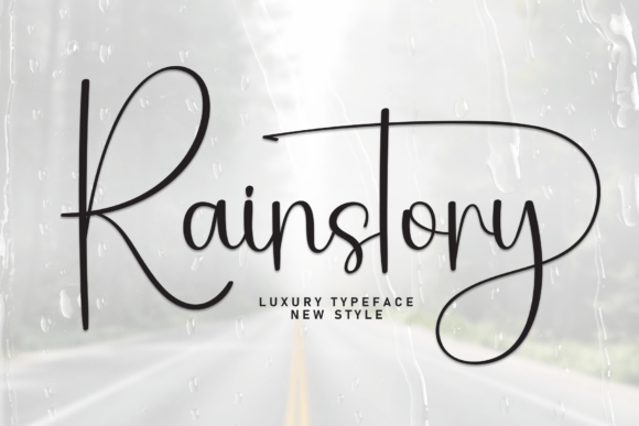 Rainstory Font: Warm Handwritten Type for Editorial Design