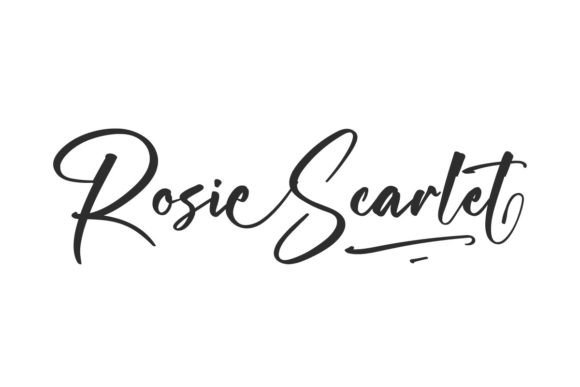 Rosie Scarlet Font: Elevating Small Business Branding