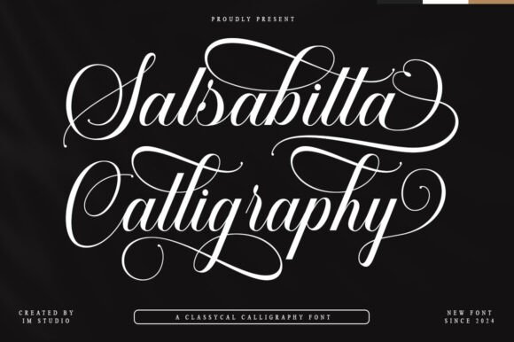 Salsabilla Calligraphy Font for Handmade Labels