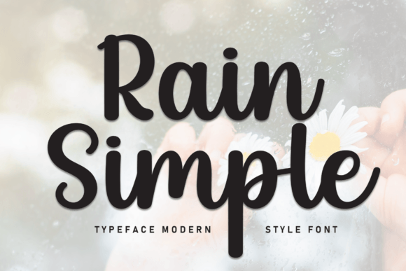 Simple Rain: A Handwritten Font That Brings Warmth to Brand Design