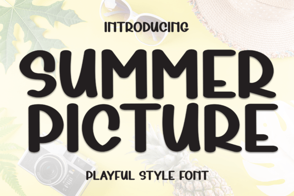 Summer Picture: A Timeless Handwritten Font for Crafters and Makers