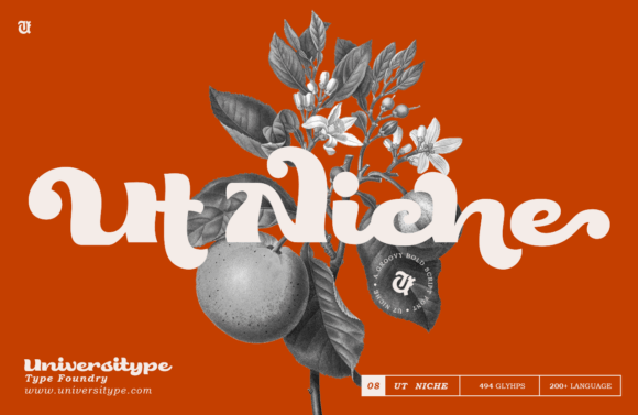 Ut Niche Font: Elevate Handmade Products & Printables